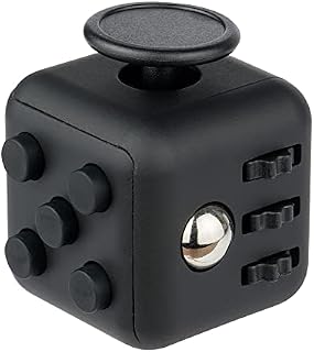 Yeefunjoy Fidget Cube Fidget Toy Sensory Toy Stress Toy Anxiety Relief Toy Killing Time Finger Toy for Office Classroom Toy Gift - Black