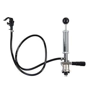 BuyWeek Biervat Party Pomp, Rvs Bier Quick Keg Tap Pomp S Type Dispenser voor Picknick Party Bruiloft