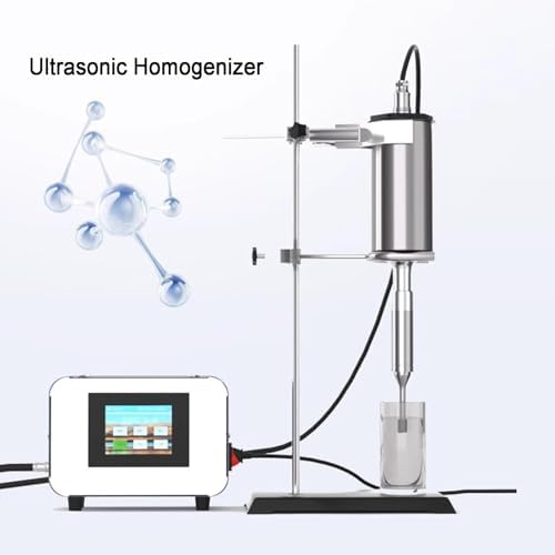 Ultra Homonizer 20kHz/35kHz Cell Disruptor Mixer for Lab, 2000mL Sample Volume, Includes Titanium Probe & Bracket - High Efficiency Homogenization Equipment