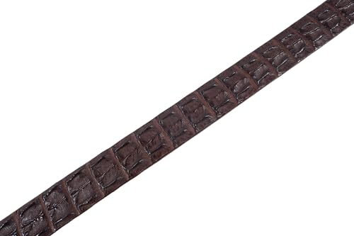 Genuine Crocodile Alligator Double Backbone Skin Leather Luxury Men's Casual Belt 46" Long3