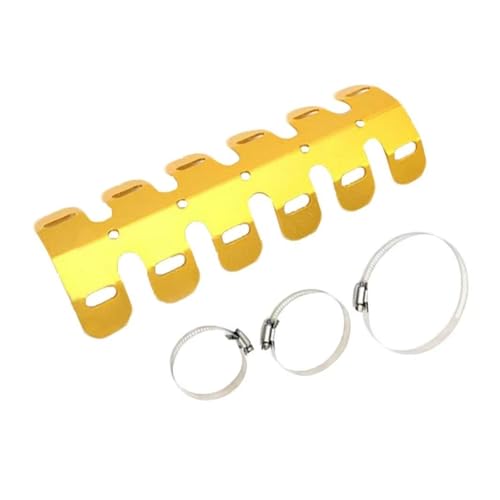 Protector de tubo de escape universal con acabado resistente de alta densidad