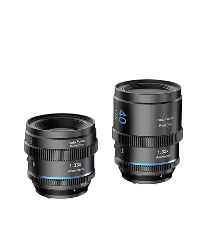 �J���������Y�A 20mm/40mm T1.8 1.33x S35 AF �A�i���t�B�b�N�����Y�A�݊���������܂�Sony E �ƌ݊�������A�݊���������܂�Nikon Z �ƌ݊������� �A�J�����p(For Fuji XF,40mm T1.8 Neutral)