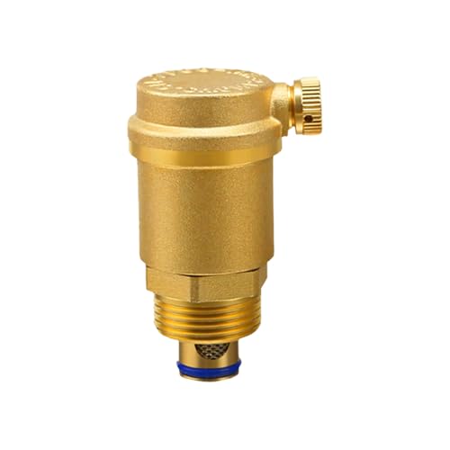 1 válvula de purga automática de latón, válvula de purga automática de latón para calentador de agua solar, descompresión, DN20 (3/4')