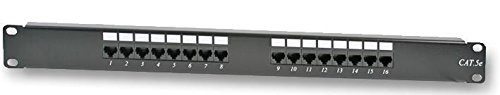 Patch Panel, 16 porte CAT 5E, Patch Panel Connettori Qty X 1