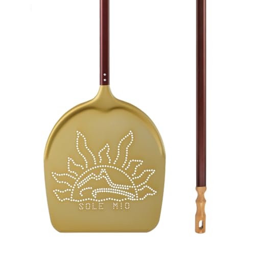 Lilly Codroipo Sole Mio Perforated Aluminum Alloy Pizza Baking Peel 13 inches