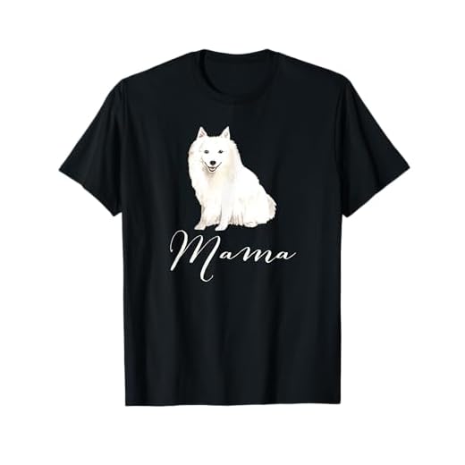 Japanese Spitz Dog Mama Shirt Japanese Spitz Dog Mom Present T-Shirt