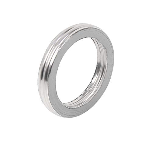F FIERCE CYCLE Motorrad Auspuffrohr Dichtung Metall 24mm ID 32mm OD Schutzabdeckung Auspuffdichtung