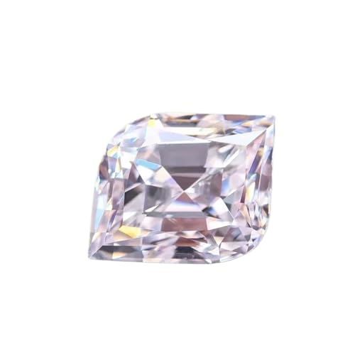 Diamant de laboratoire moissanite D forme feuille pour bijoux DIY