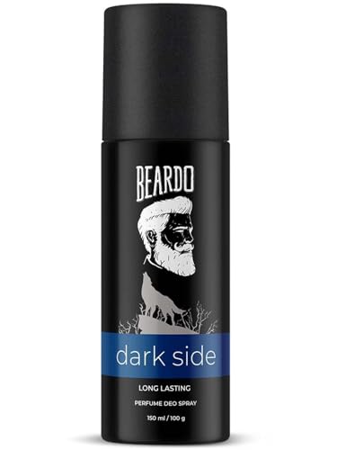 Beardo Dark Side Deo 150ml |Spicy & Woody | Deodorant | Body Spray Perfume For Men | Deo For Men | Long Lasting Perfume | Christmas gift for men | Gif