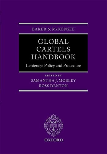 Preisvergleich Produktbild Global Cartels Handbook: Leniency, Policies And Procedure