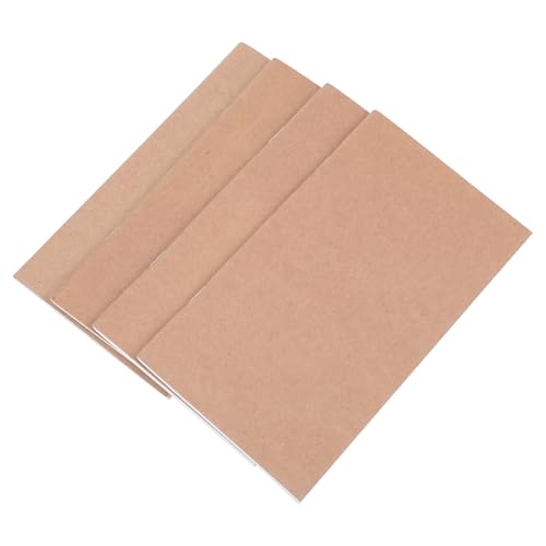 Gatuida Cuadernos De Viaje Portátiles Hojas Sueltas 4 Unidades Tamaño Variado Papel De Recambios Para Libreta De Notas Semanal y Diario Organización Para Estudiantes y Oficina