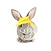 Abaodam Pet Costume Accessory Small Mini Animal Bunny Hat Yellow Pet Hat for Party