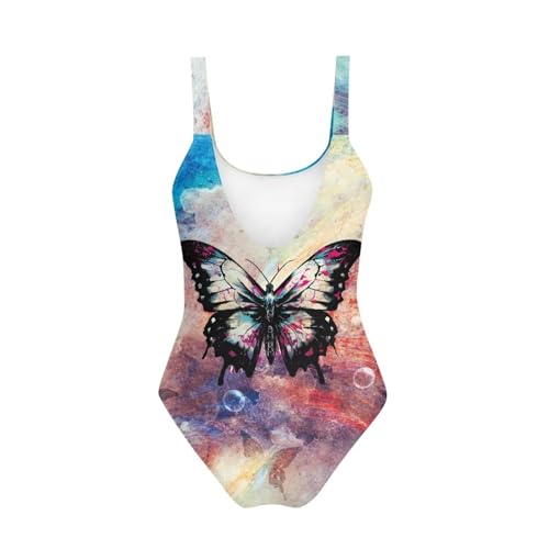 Image of YEXIATODO Kids One Piece Swimsuit for Teen Girls Womens Bathing Suit High Waist Bikini Set Girls Swimsuit for 7-18 Years Old