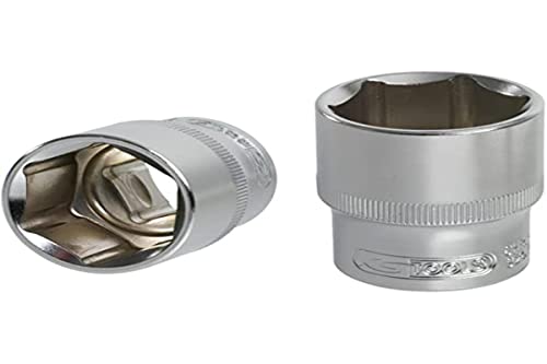 KS Tools 922.1234 Ultimate Hexagon Socket 1/2 inch 34 mm, Chrome Satiné