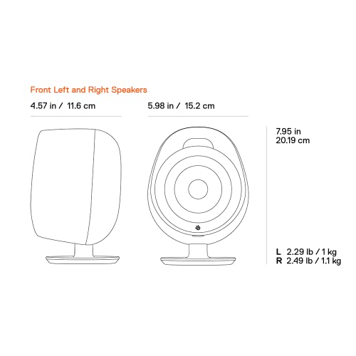 Image of SteelSeries Arena 3 2.0 Desktop Gaming Speakers - Immersive Audio, On-Speaker Controls, 4 inch Drivers - Wired & Bluetooth - PC, Mac, Mobile