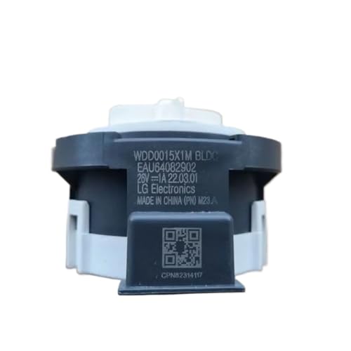 GFRWKCEX Washing Machine Drain Pump Assembly WDD0015X1M BLDC Drainage Motor EAU64082902 26V Washer Parts，Compatible For LG