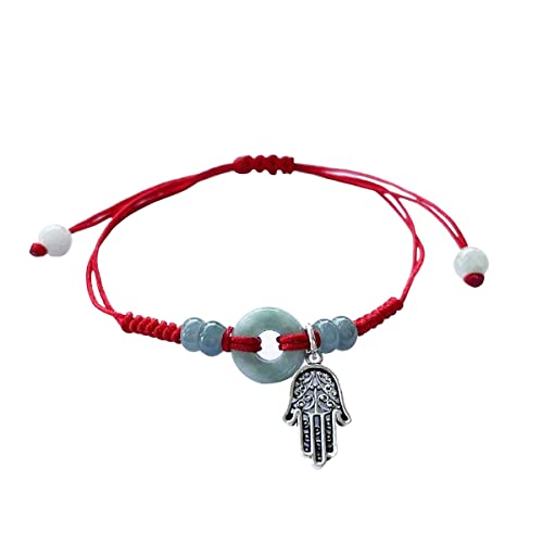 Beignet de jade bracelet de qualité A ajustable anti-allergie