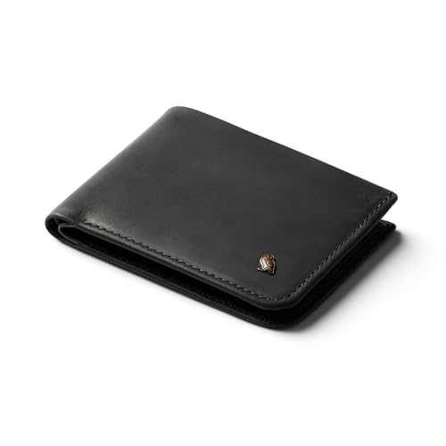 Bellroy Hide & Seek, slim leather wallet, RFID editions available (Max. 12 cards and cash) - NightForest