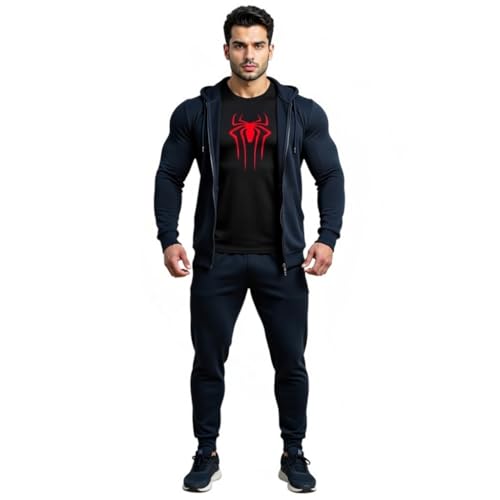 Image of Half Sleeve Compression T-Shirt - Men's Athletic & Sports Tights for Fitness (L, Black)