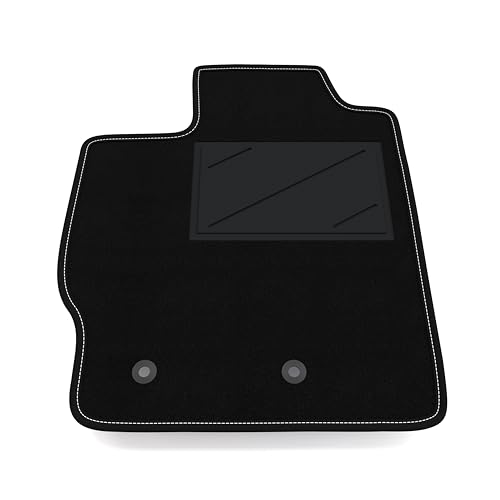 Tapis de Voiture CÔTÉ CONDUCTEUR 1 pièce Compatible avec Toyota Yaris 2-3-5 Porte 2006-2011 | 1 Tapis sur Mesure