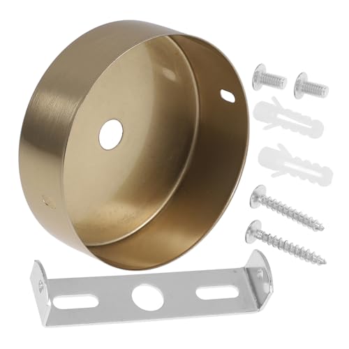 NULYLU 1 Set Ceiling Plate Metal Lamp Base Round Solid Metal Lamp Base Metal Desk Lamp Base Desk Lamp Stand Night Lamp Bases Light Parts Stand Round Iron Lamp Base Solid Lamp Base