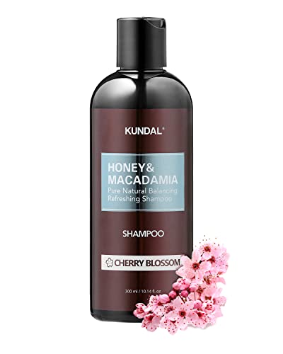 Kundal Cherry Blossom Sulfate Free Moisturizing Shampoo For Dry Damaged Hair With Argan Oil, 10.14 Oz(300Ml), Sulfate Free Paraben Free With Argan Oil #TOP4