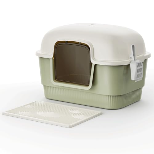 Arenero Para Gatos Grande Cerrado Con Tapa Y Pala miniatura 2