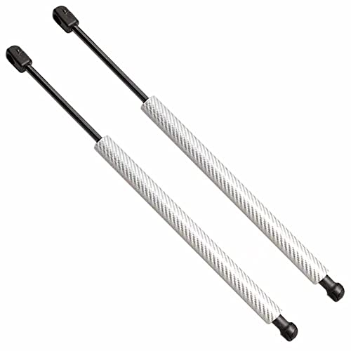 XIANGSHANG (要注意) フェアレディZ Z34 前期型 NISMO グレード リアスポイラー付き リアゲートダンパー 904521EA1C 904531EA1C バックドアダンパー リアハッチダンパー 車検対応 交換用品 2本組 銀カーボン [並