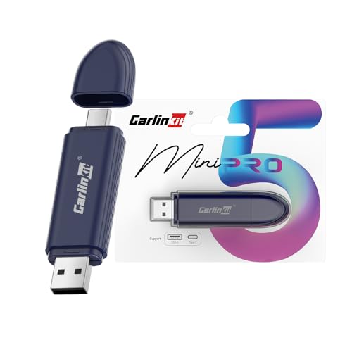 Carlinkit 5.0 SE Pro Wireless Android Auto & CarPlay Adapter,Convert Wired to Wireless for OEM...