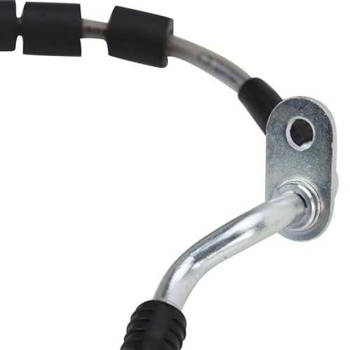 Image of TRQ Front Left Brake Hose Drivers Side Compatible with 2006-2009 Ford Fusion 2007-2009 Lincoln MKZ 2006 Zephyr 2003-2008 Mazda 6 Mercury Milan