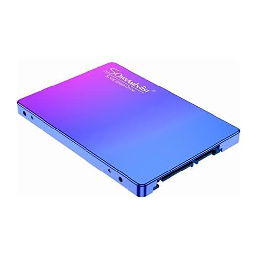 Somnambulist SSD 1TB SATA III 6GB/S Interno Disco sólido 2,5”7mm 3D NAND Chip Up To 520 Mb/s (Azul Roxo-1TB)