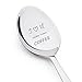 I Love You More Than Coffee- Silverware Spoon - Great Gift for Men,Women-Perfect for the Coffee - Engraved Spoon - Spoon Gift