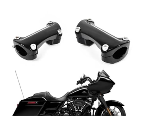 Riser guidon moto 125 collier de serrage fixe anti-vibration Fat Boy