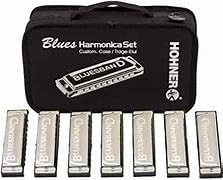 Hohner ハーモニカ 7本セット ケース付き Amazon | Hohner Bluesband Harmonica Set of 7 Harp Keys with Case