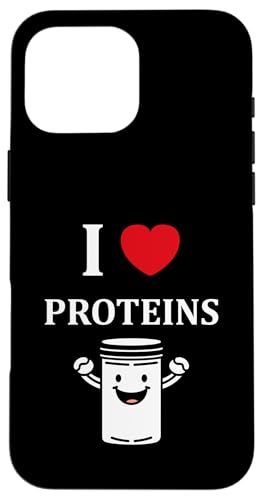 Humor Protein bodybuilding sport amour i love Proteins �X�}�z�P�[�X iPhone 16 Pro Max �p