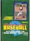 1991 Score Major League Baseball, Series 1, Factory Sealed Wax Box by SCORE