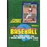1991 Score Major League Baseball, Series 1, Factory Sealed Wax Box by SCORE
