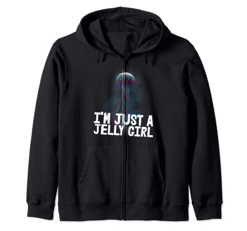 I'm Just A Jelly Guy - Maglietta da donna con meduse Ocean Love Felpa con Cappuccio