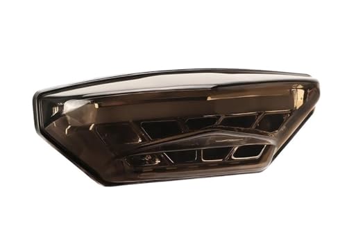 Feu arrière LED de frein 12V universel avec éclairage de plaque pour moto et scooter