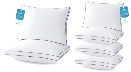 Set 6 Almohadas Queen Size con Relleno Suave