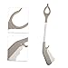 Yardenfun 15.74In Folding Trash Clamp Grabber Tool Lightweight Durable Rubbish Picker with Non-Slip Friction Grip for Home Cleaning and High Shelf Reach