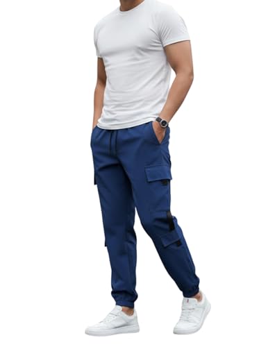 Image of Mack Jonney Men's Solid Joggers | Solid Design | Regular Fit | Casual & Athleisure Wear |Pack of 1-MMJ-79