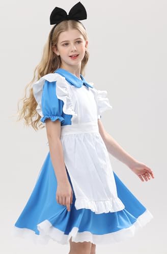 Disfraz de Princesa para Niñas vestido azul 9-10 años miniatura 2