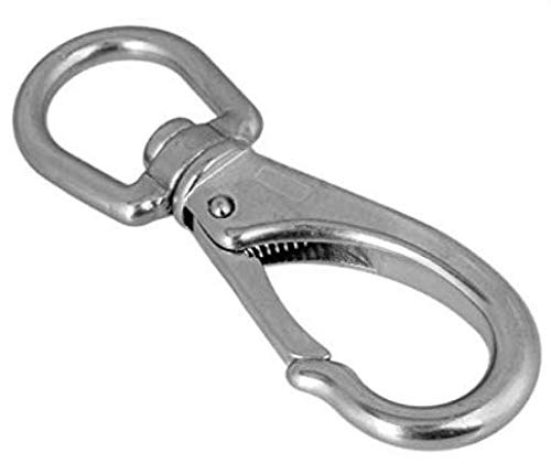 Marine Grade Stainless Steel Swivel-Eye Boat Snap 4-1/2