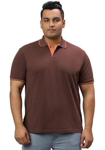 Image of Wear Your Opinion Men's Plus Size Tipped Polo Collar Neck Tshirt