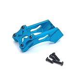 RC Toys Spare Parts For Wltoys 144001 144010 124007 124017 124019 184016 Metal Tail Wing Mount Fixing Bracket RC Car Upgrade Parts Accessories(Blue)