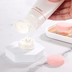 Refillable Cosmetic Sample Jars - 100 Pack 10g (0.35oz) Pink Small Travel Containers with Lids + 10 Mini Makeup Spatulas - BPA Free - Image 4