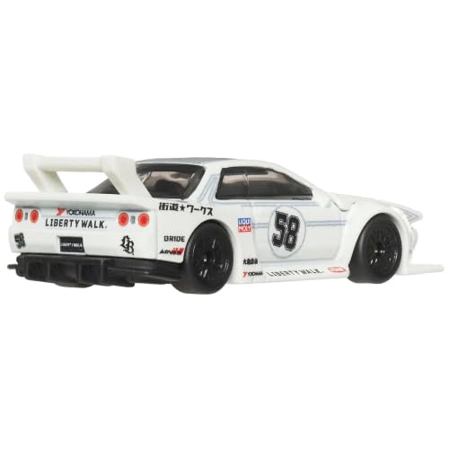 Image of Hot Wheels Aero Styles LB Kaido Works Nissan R32 Skyline GT-R Car Culture 1:64 Scale Die-Cast Car 1 /5 (White)