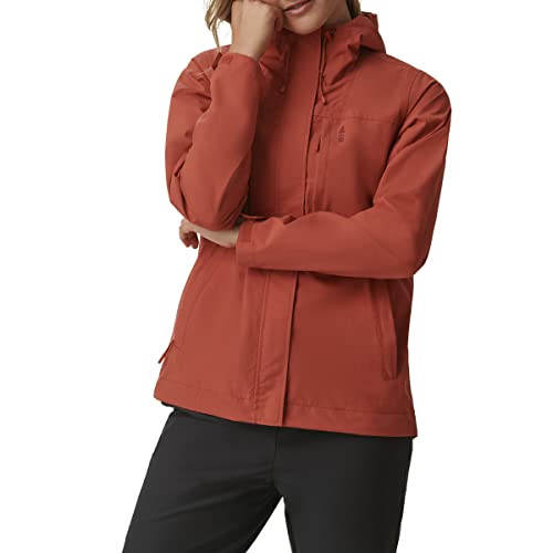 BASS OUTDOOR Women's Hooded Woven Rain Jacket