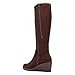 Aerosoles BINOCULAR Tall Wedge Boot, Java Stretch Faux Suede, 11M